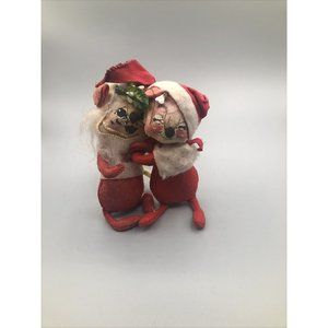 Vintage Annalee Christmas Couple Mouse 1969 & 1971
